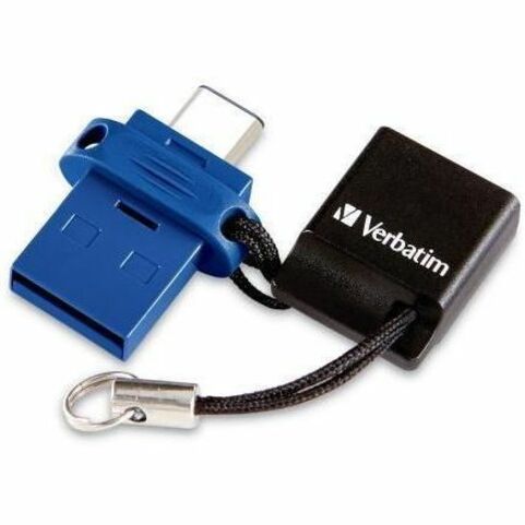 Microban 64GB Store 'n' Go Dual USB 3.2 Gen 1 Flash Drive for USB-C Devices - Blue