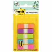 Onglets Post-it avec distributeur On-the-Go – Couleurs vives (12,70 mm)