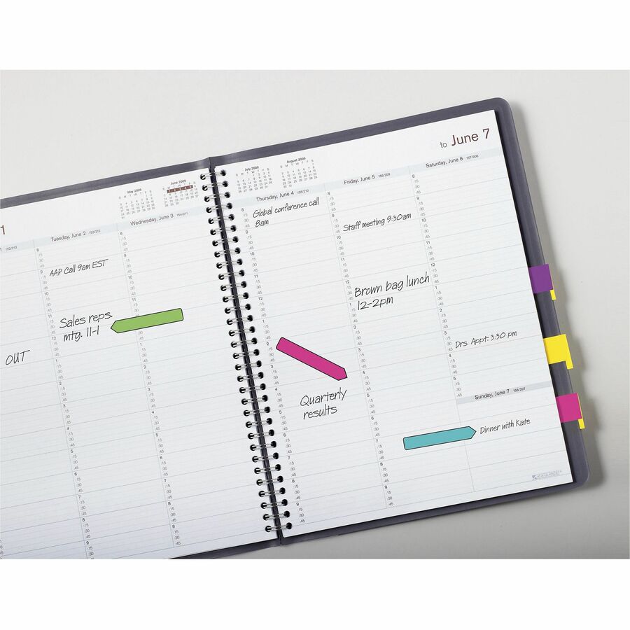 Post-it® Flags in On-the-Go Dispenser - Bright Colors