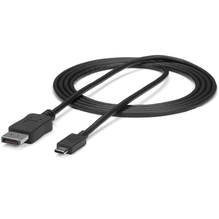 StarTech.com USB-C to DisplayPort Cable — 6 ft, 4K 60Hz, Black