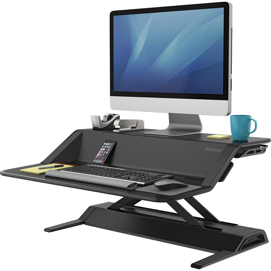 Fellowes Lotus Sit-Stand Workstation - White