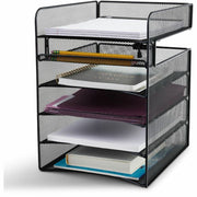 Safco Onyx Horizontal Hanging Desktop Storage