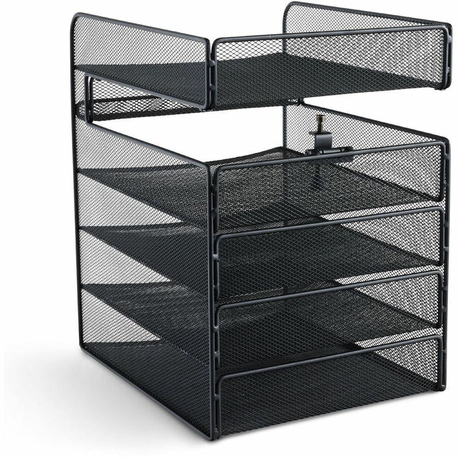 Safco Onyx Horizontal Hanging Desktop Storage