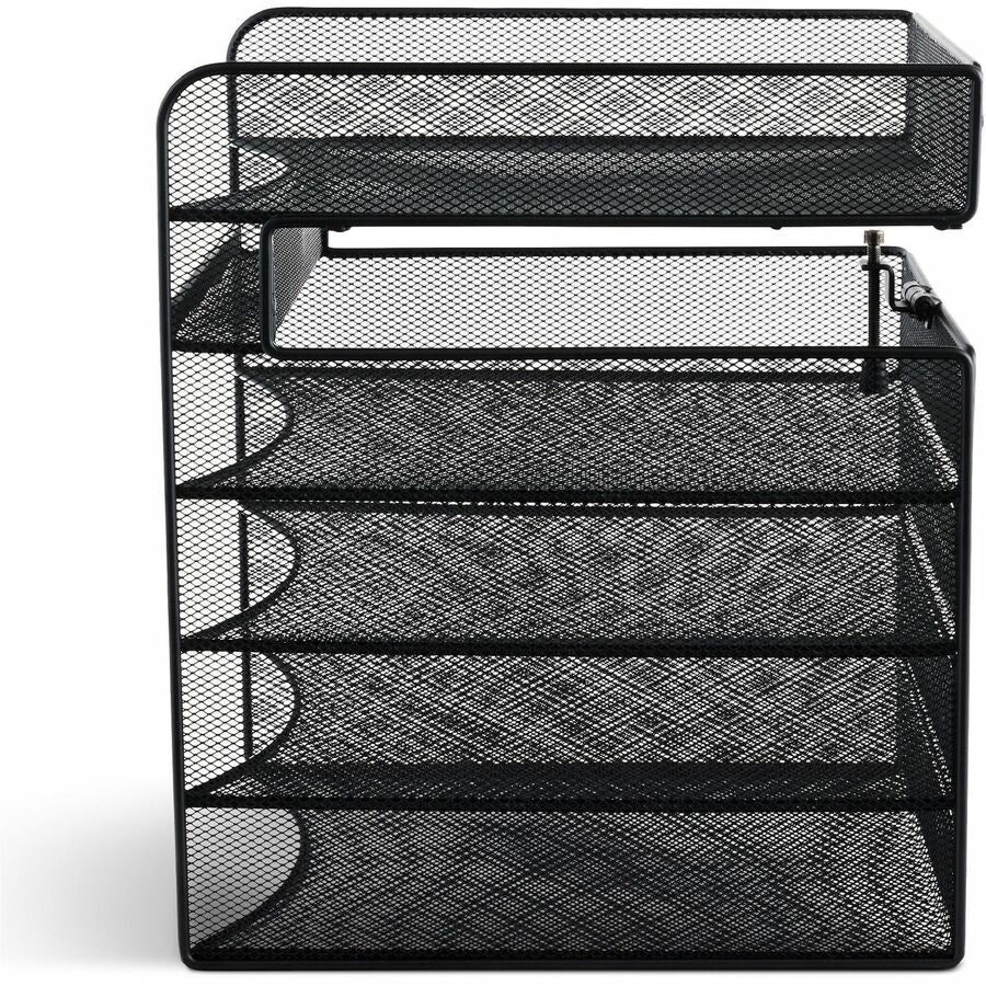 Safco Onyx Horizontal Hanging Desktop Storage