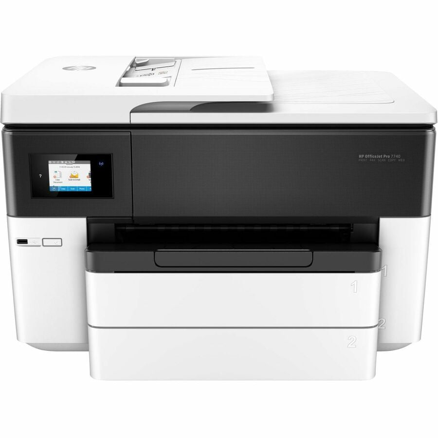 HP Officejet Pro 7740 All-in-One Inkjet Multifunction Printer-Color