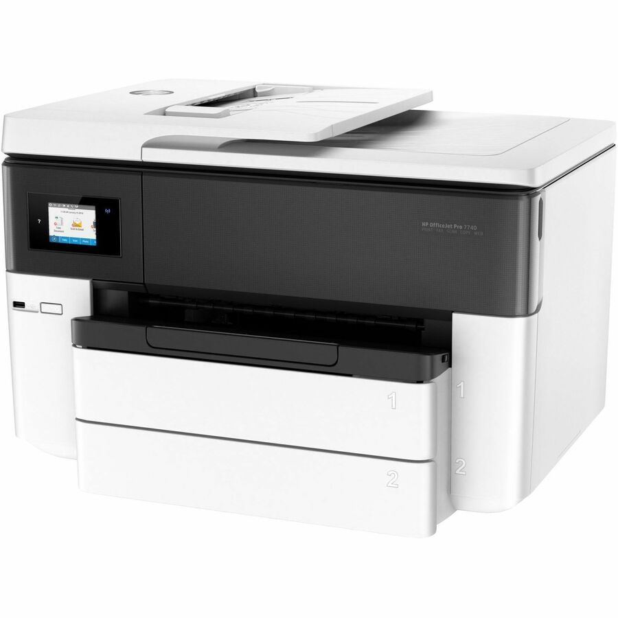 HP Officejet Pro 7740 All-in-One Inkjet Multifunction Printer-Color