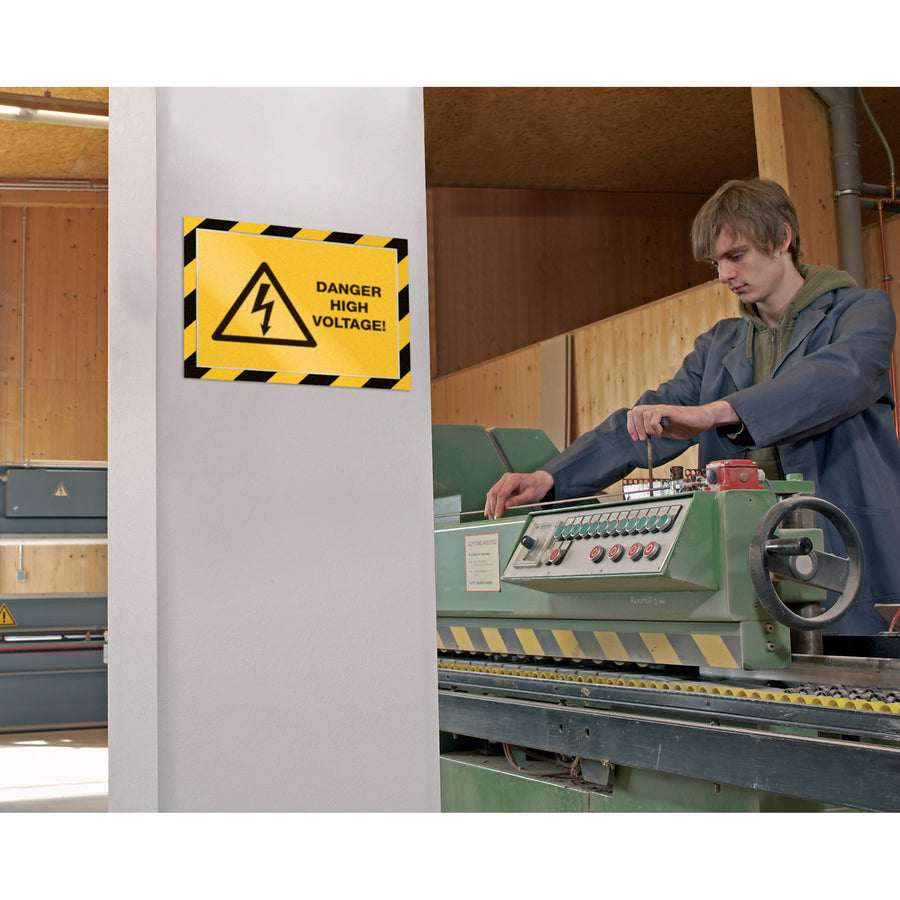 DURABLE Twin-color Border Self Adhesive Security Frame