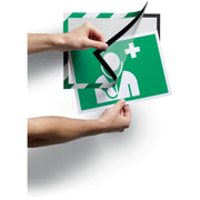 DURABLE Twin-color Border Self-adhesive Security Frame (Model 1)