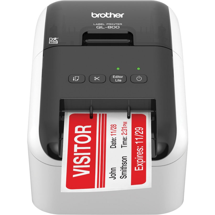 Brother QL800 Direct Thermal Printer - Monochrome - Label Print - USB