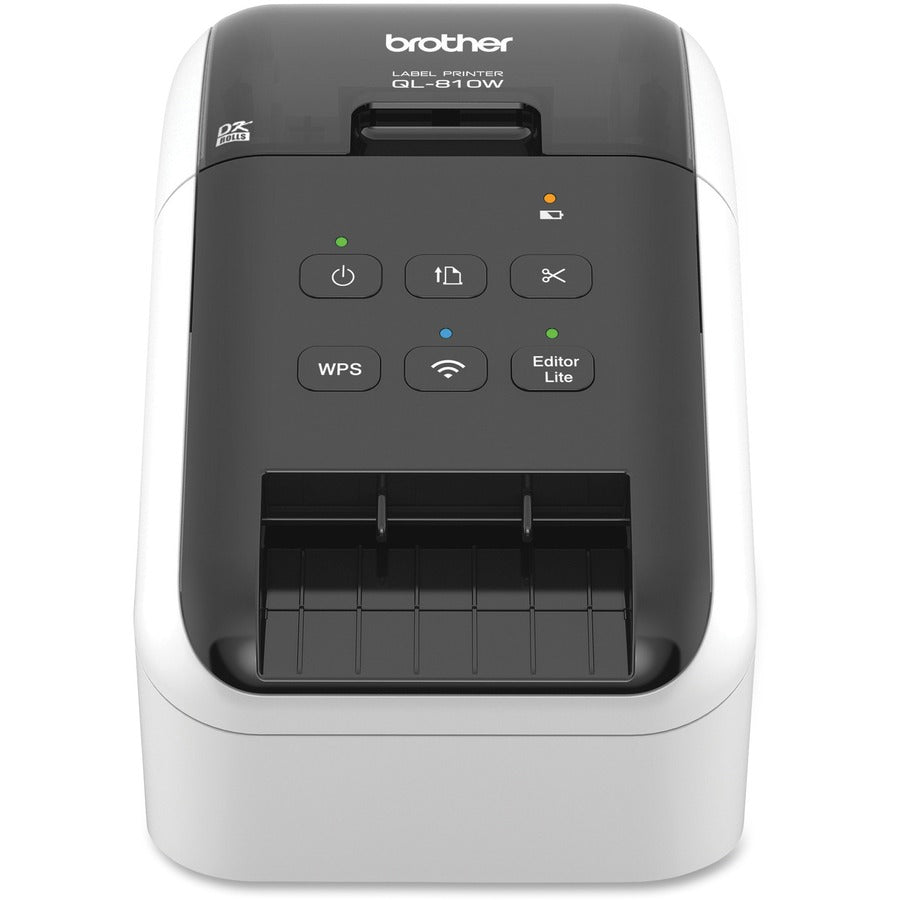 Brother QL810W Direct Thermal Printer - Monochrome - Label Print - USB - Wireless LAN
