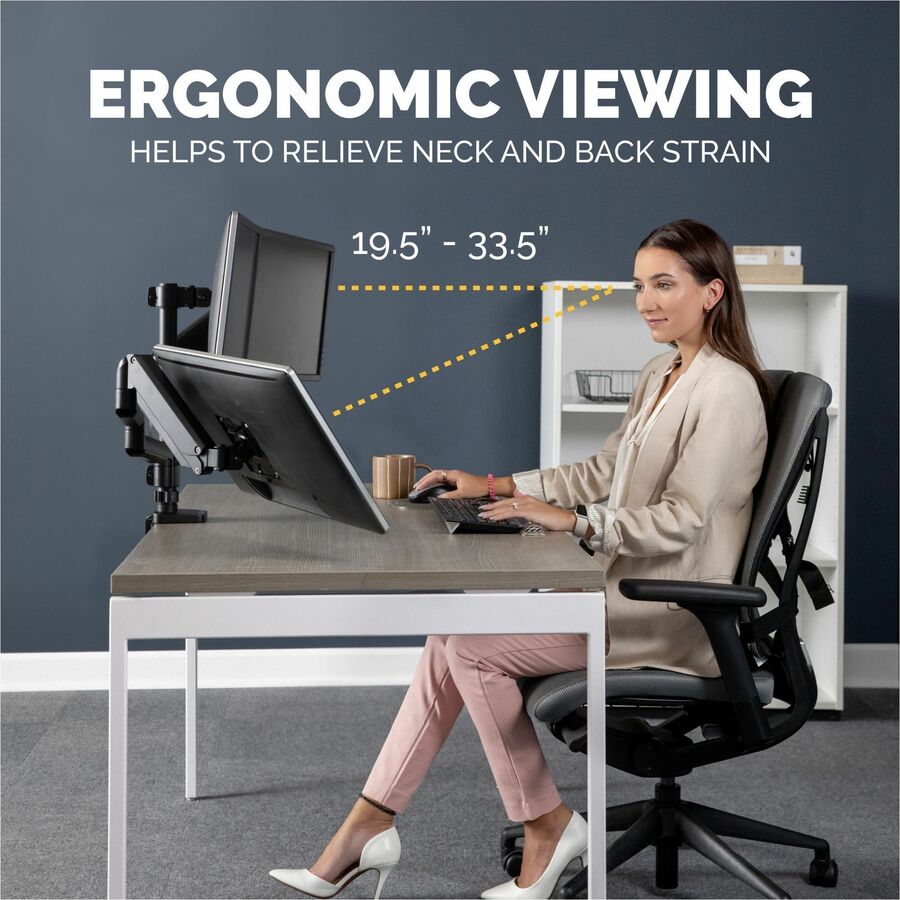 Fellowes Platinum Series Triple Monitor Arm