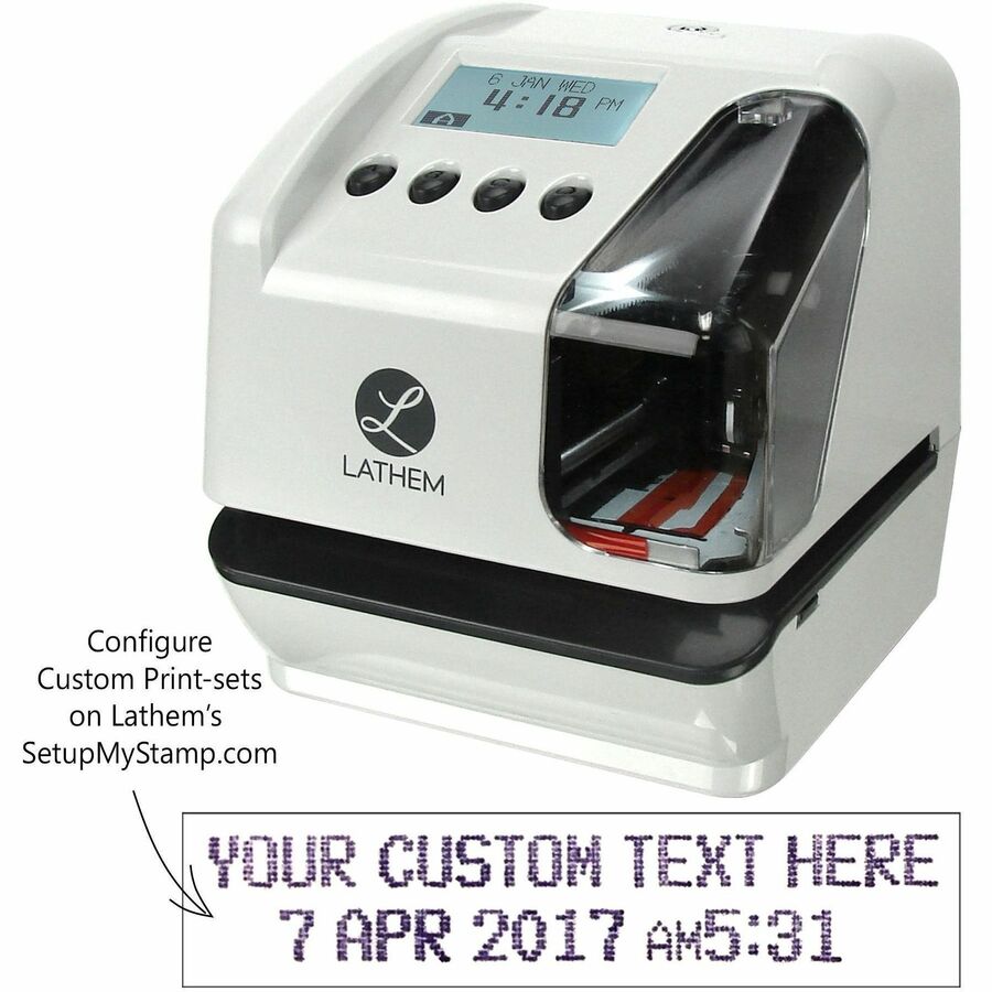Lathem LT5 Electronic Time and Date Stamp