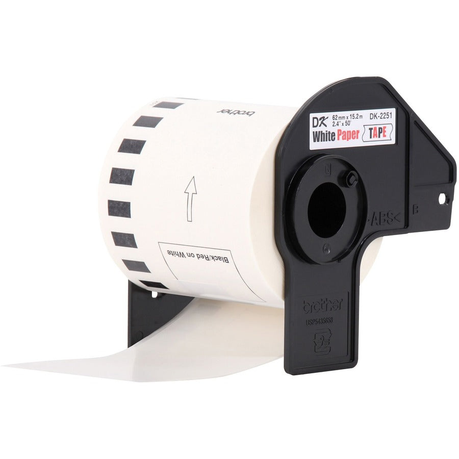 Brother BK/RD on WE Continuous Length Paper Labels