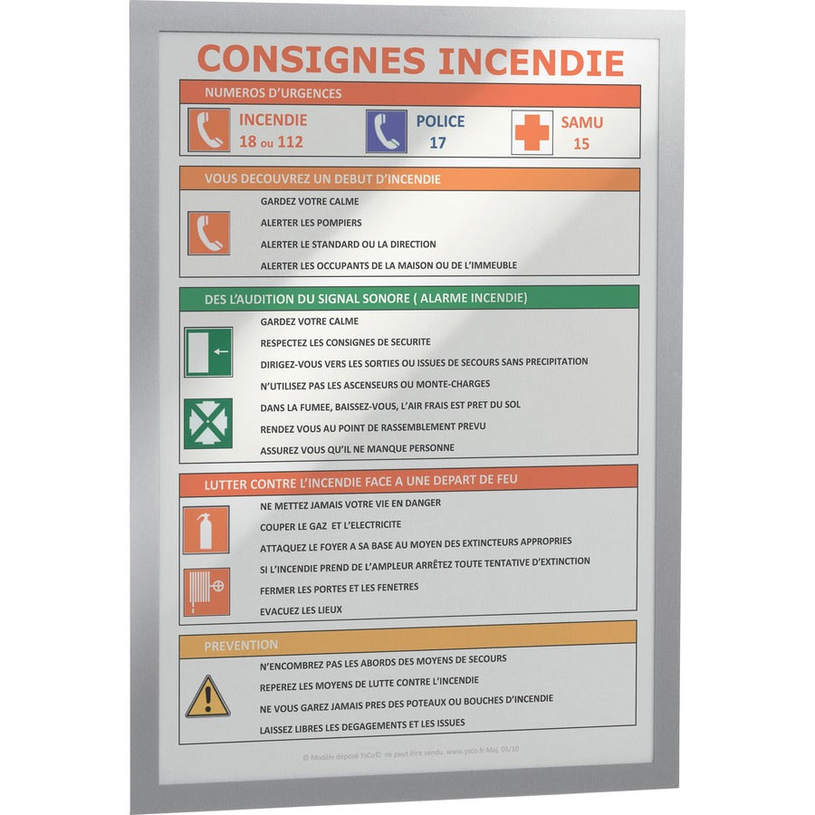 DURABLE Cadre adhésif Duraframe format tabloïd