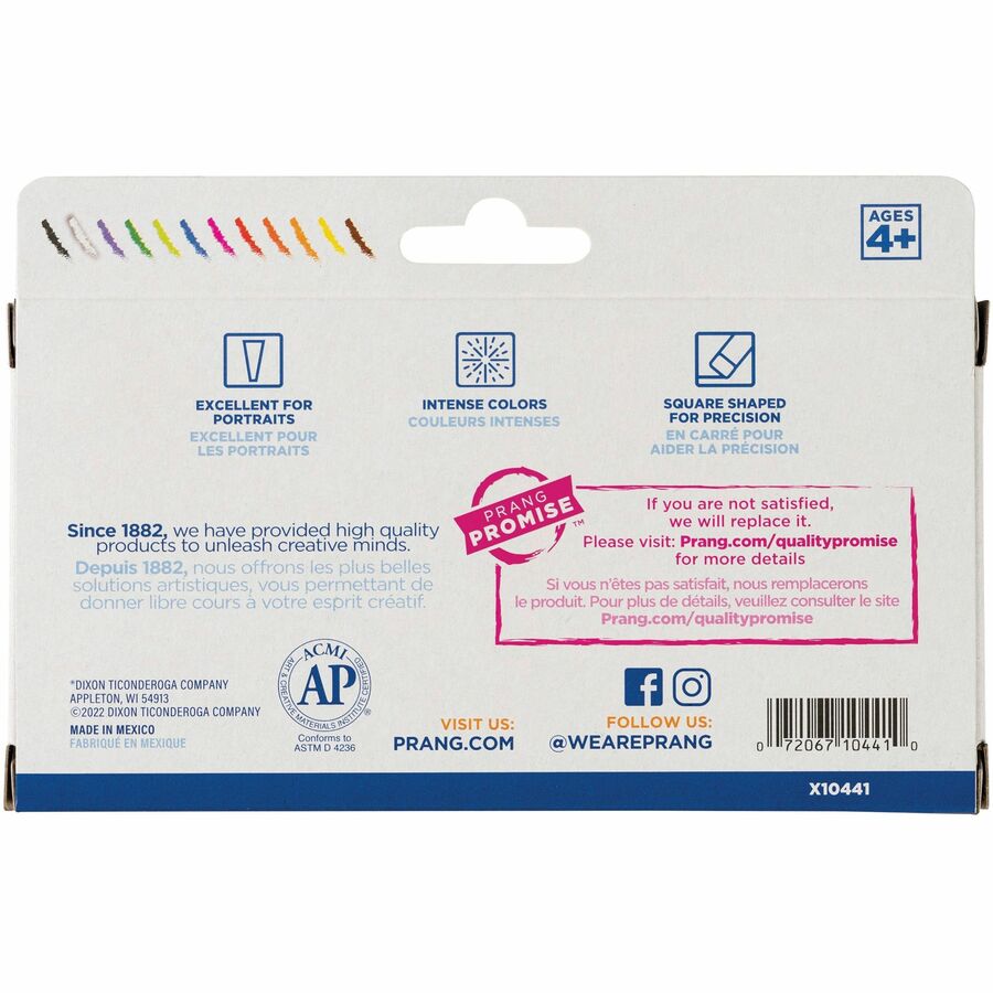 Prang Pastello Coloured Paper Chalk — Assorted, 12 Pack