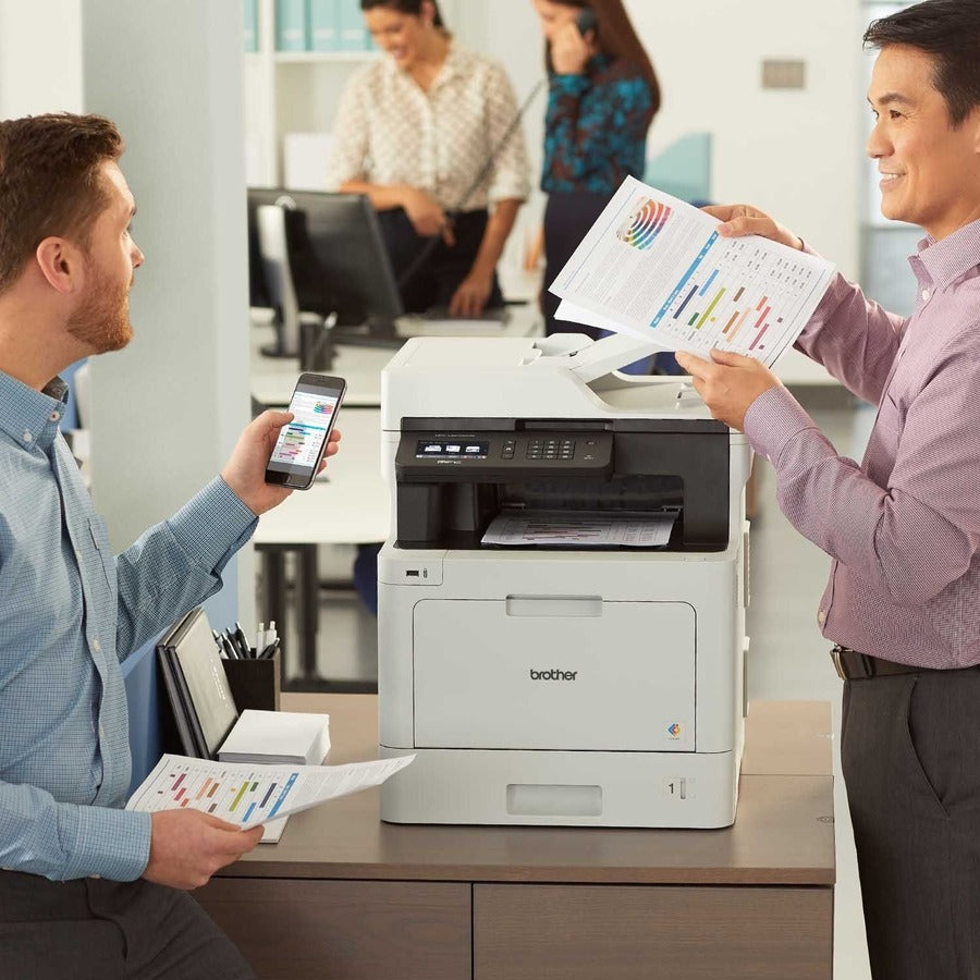 Brother MFCL8610CDW Imprimante laser couleur multifonction (impression, numérisation, copie, télécopie), sans fil, réseau, recto-verso