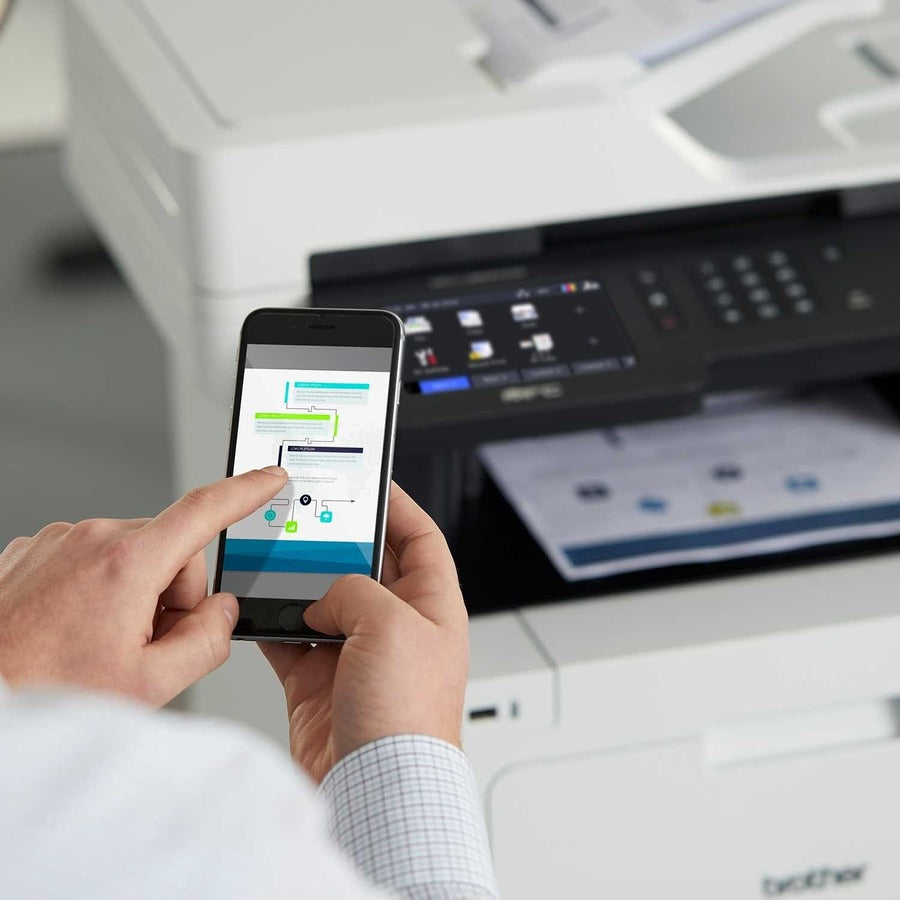 Brother MFCL8900CDW Imprimante laser couleur multifonction (impression, numérisation, copie, télécopie), réseau sans fil, recto-verso