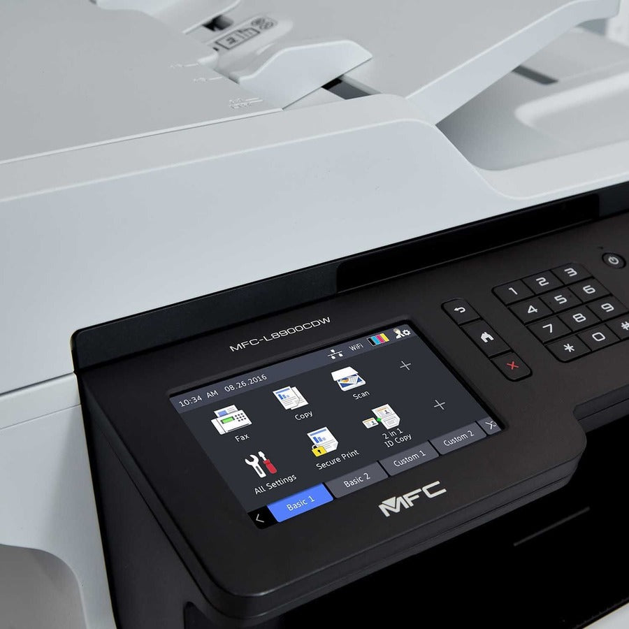 Brother MFCL8900CDW Imprimante laser couleur multifonction (impression, numérisation, copie, télécopie), réseau sans fil, recto-verso