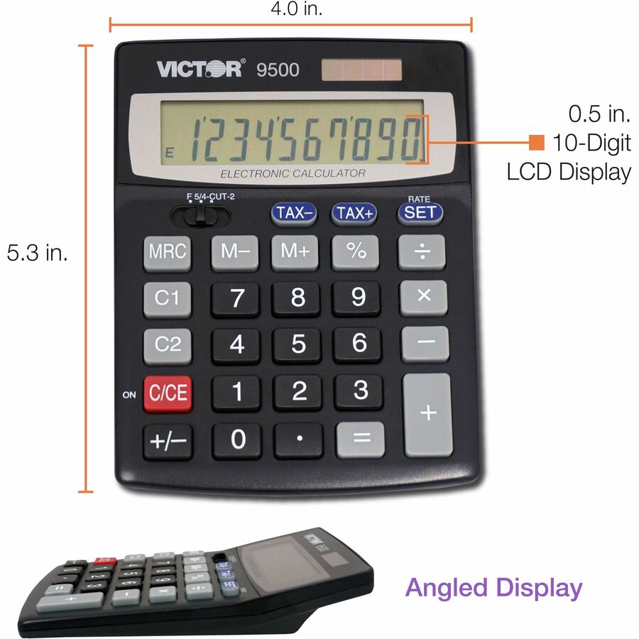 Victor 10 Digit Tax and Currency Conversion Desktop Calculator