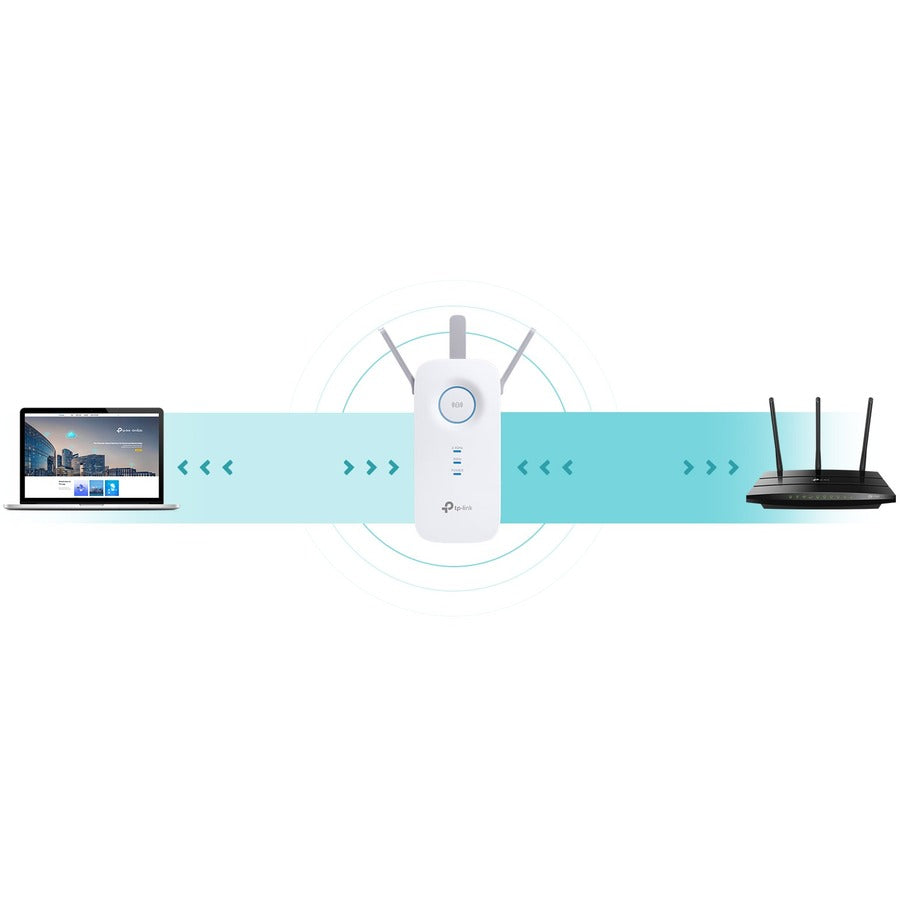 TP-Link RE550 IEEE 802.11ac 1.86 Gbit/s Wireless Range Extender