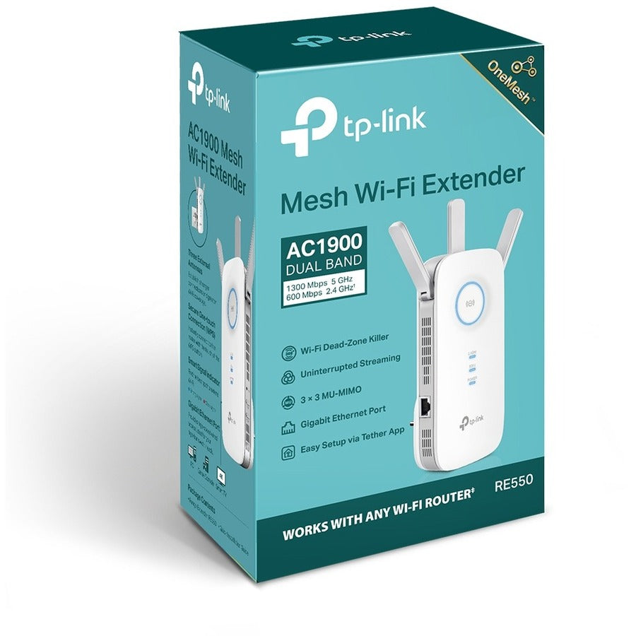 TP-Link RE550 IEEE 802.11ac 1.86 Gbit/s Wireless Range Extender