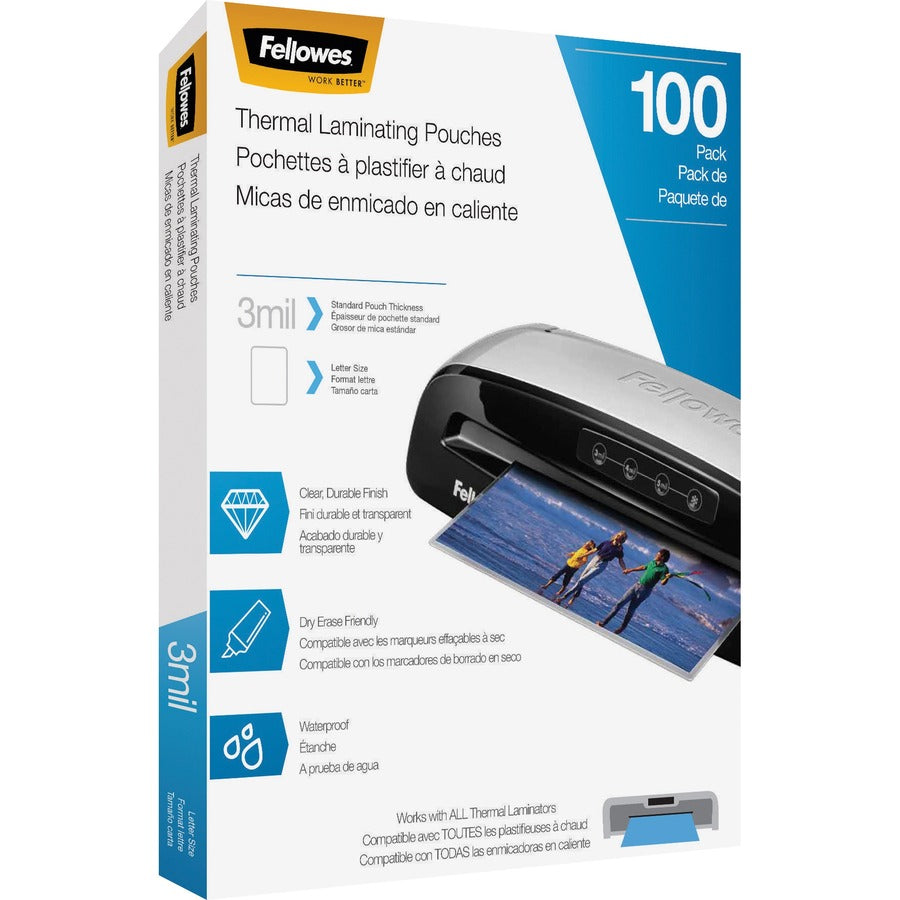 Fellowes Letter-Size Thermal Laminating Pouches - FEL5744501