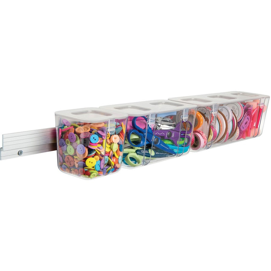 Lot groupé d'organisateurs empilables Deflecto Stackable Caddy