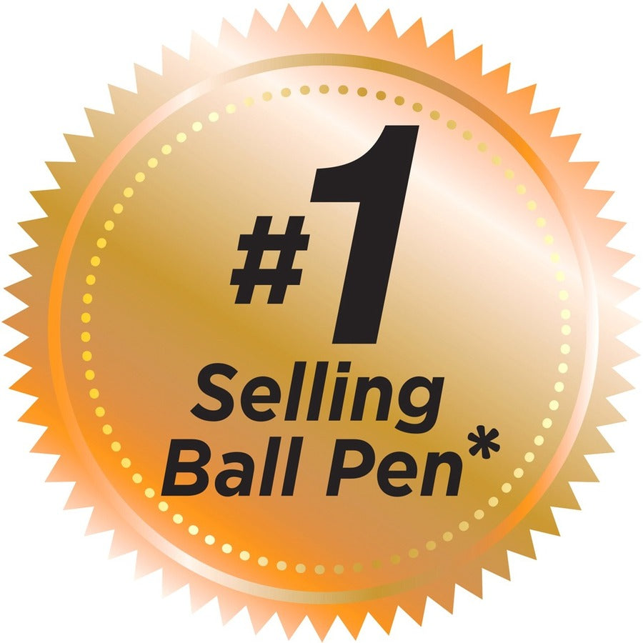 BIC Round Stic Extra Life Blue Ballpoint Pens, Medium Point (1.0mm), 60-Count Pack of Bulk Pens, Flexible Round Barrel for Writing Comfort, No. 1 Selling Ballpoint Pens