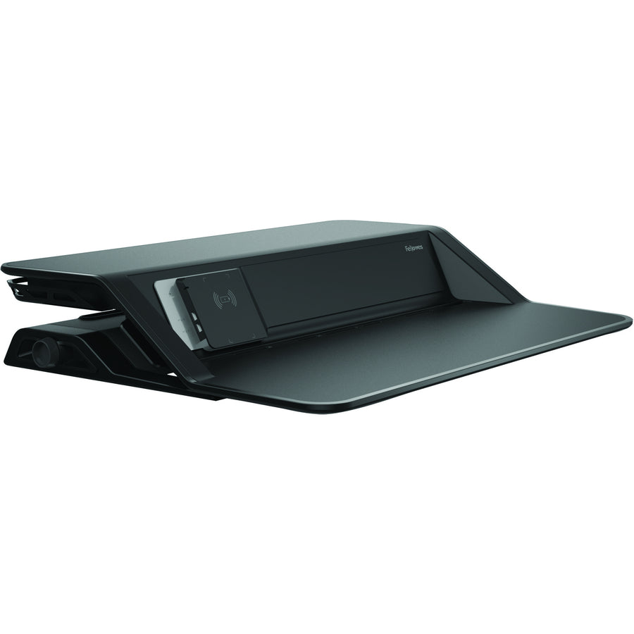 Fellowes Lotus DX Sit-Stand Workstation - Black