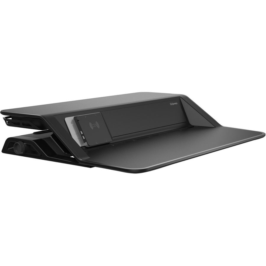Fellowes Lotus DX Sit-Stand Workstation - Black