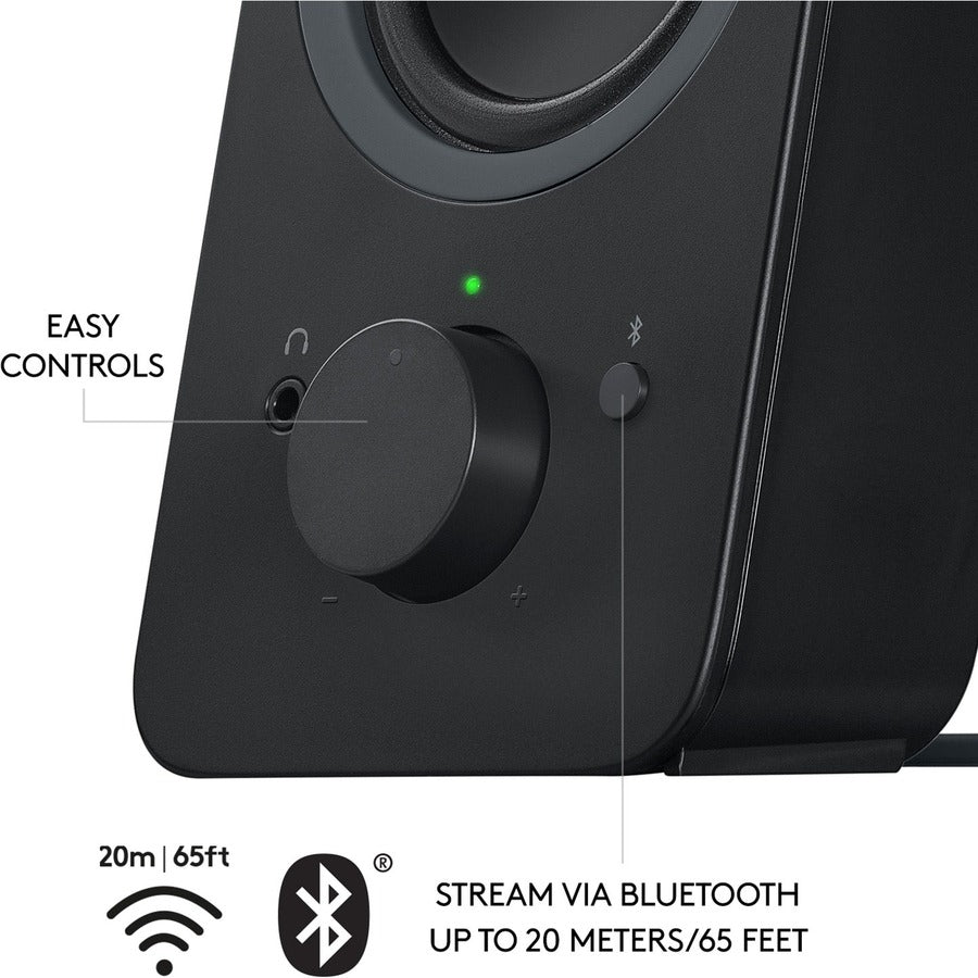Logitech Z207 Bluetooth Speaker System — Black