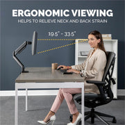 Fellowes Platinum Series Single Monitor Arm