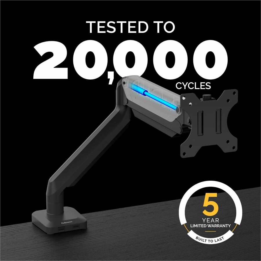 Fellowes Platinum Series Single Monitor Arm