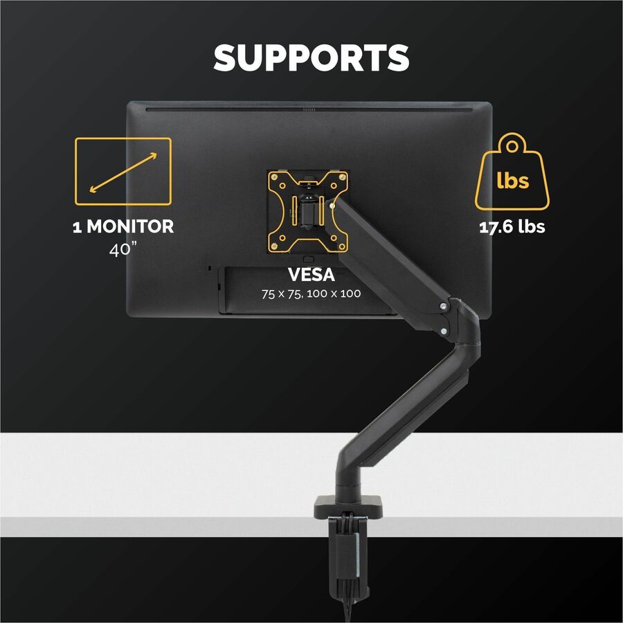 Fellowes Platinum Series Single Monitor Arm