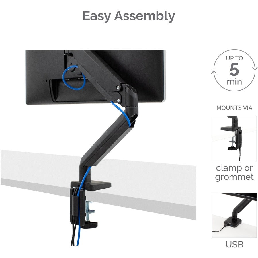 Fellowes Platinum Series Single Monitor Arm