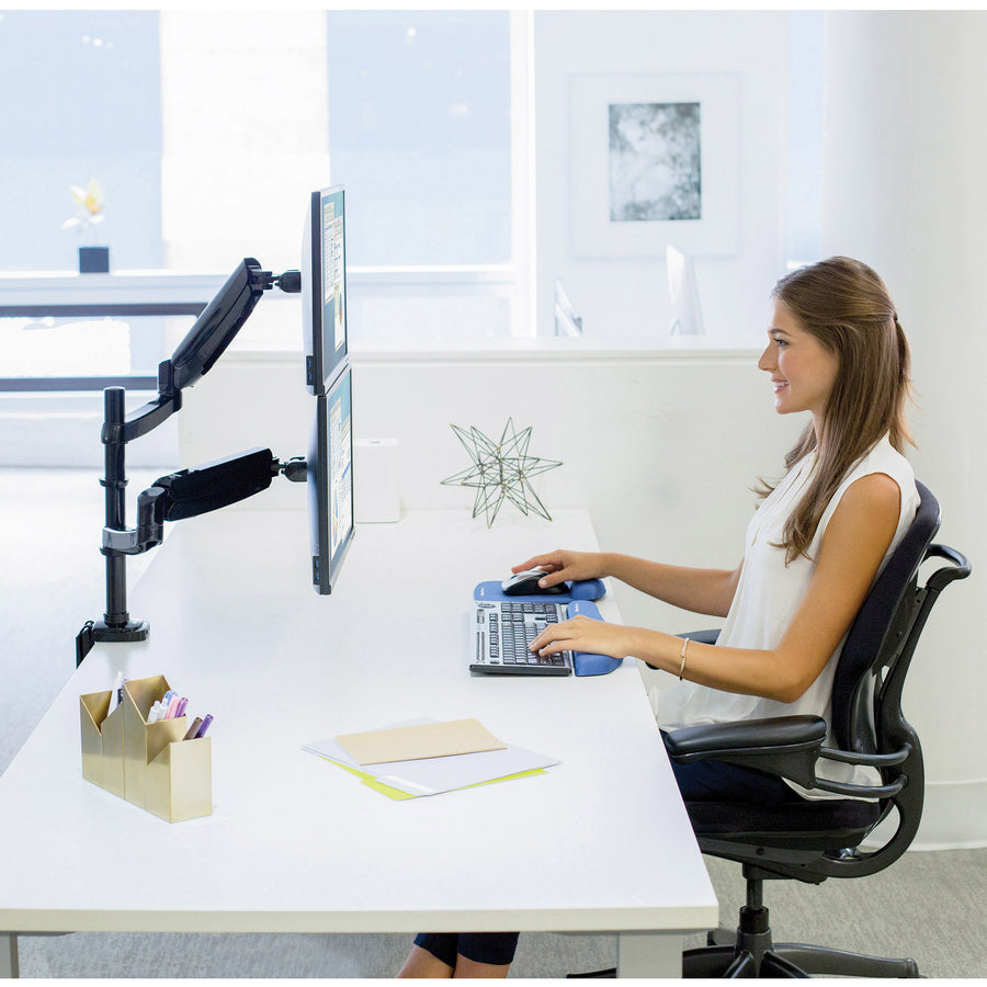Fellowes Platinum Series Dual Stacking Monitor Arm