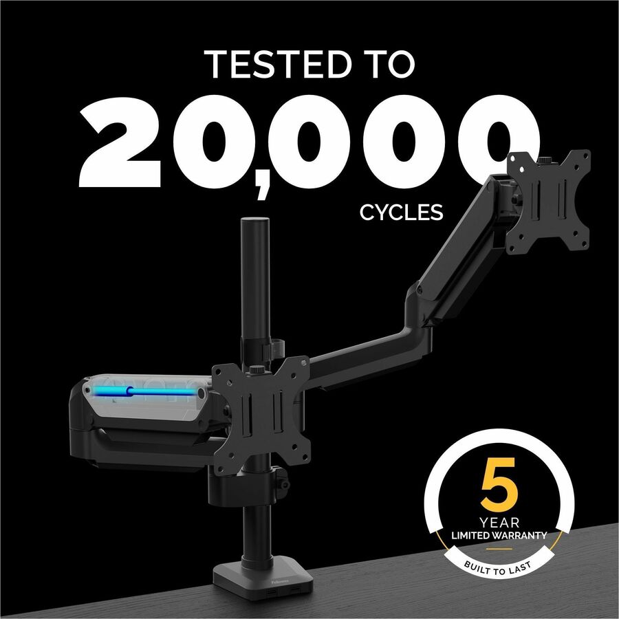 Fellowes Platinum Series Dual Stacking Monitor Arm