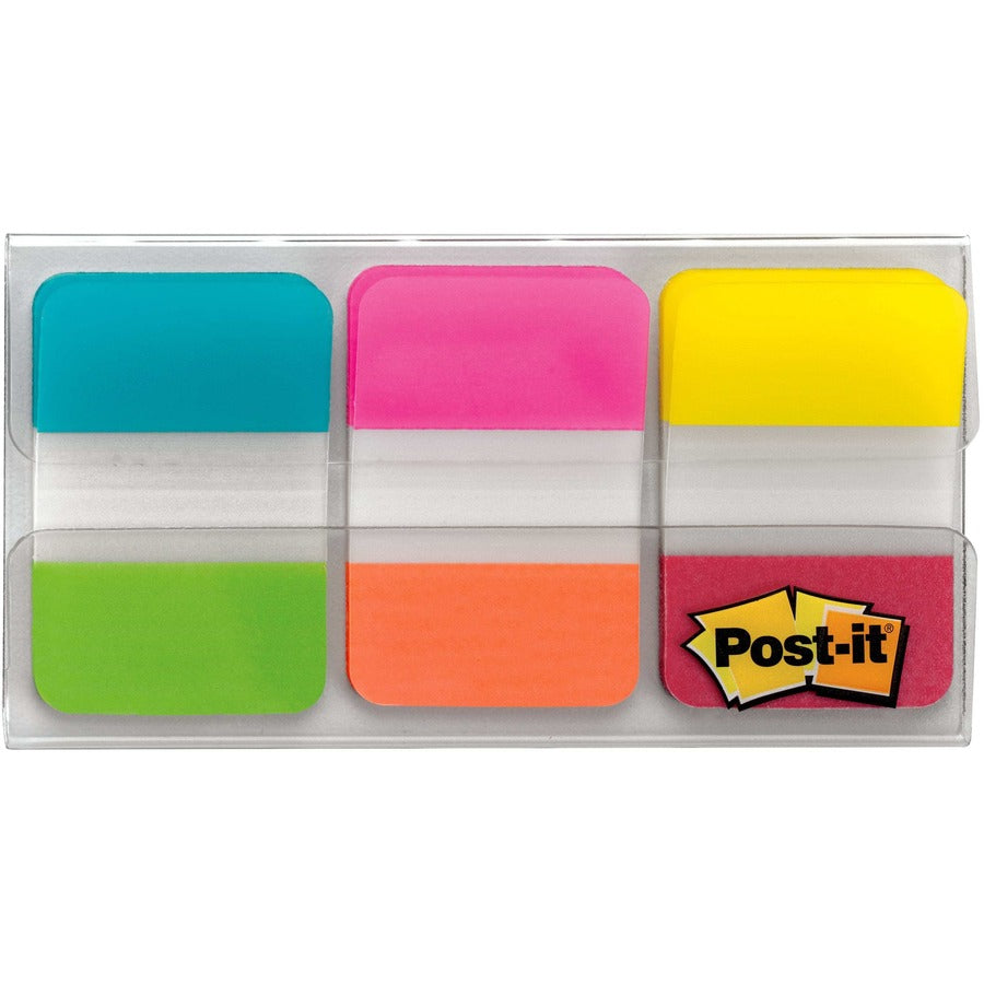 Onglets alternés Post-it — Couleurs assorties, 2,5 cm, 36 onglets
