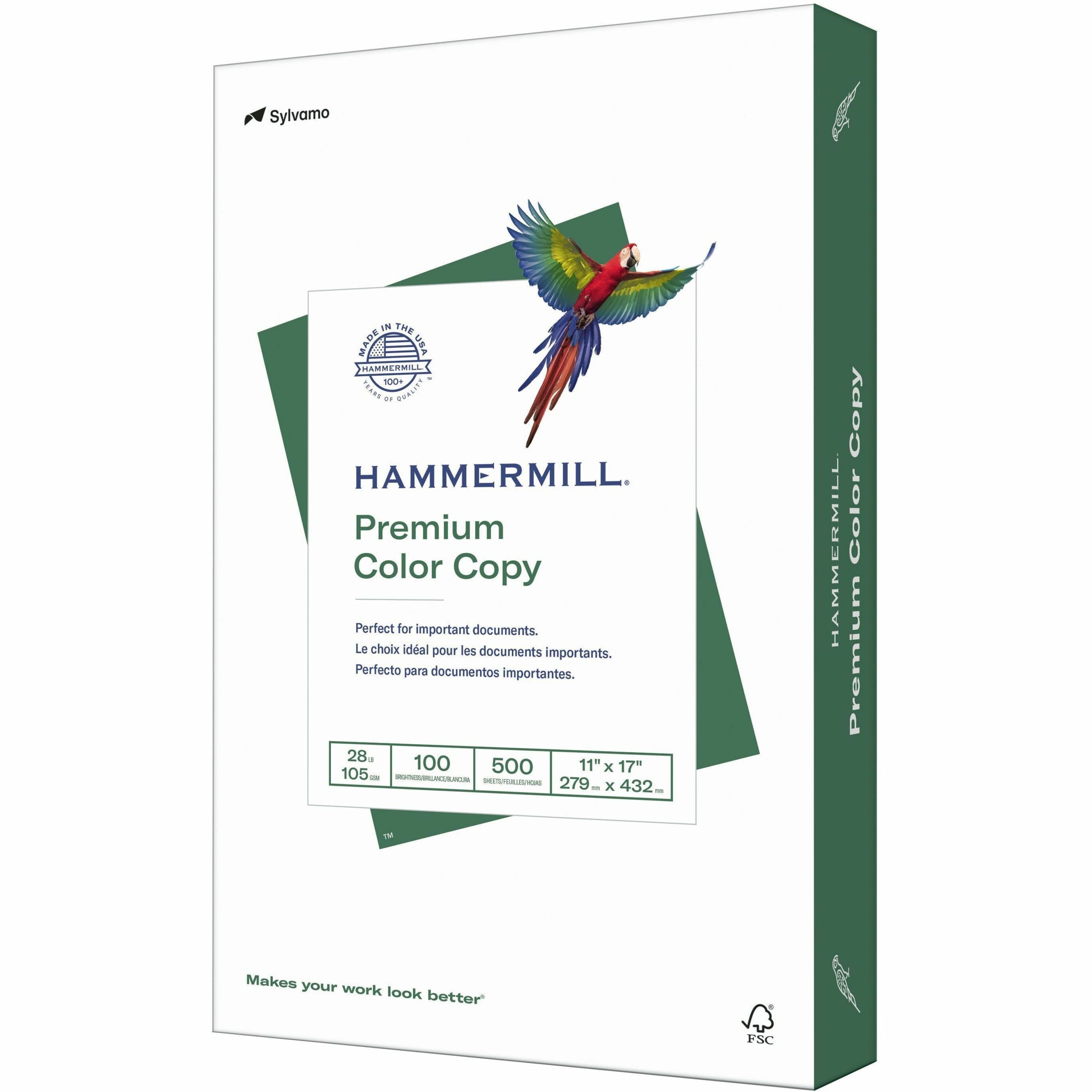 Hammermill Premium Color Copy 11x17 28lb 500 Sheets