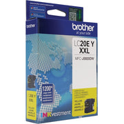 Brother INKvestment LC20EYS Original Super High (XXL Series) Yield Inkjet Ink Cartridge - Yellow Pack