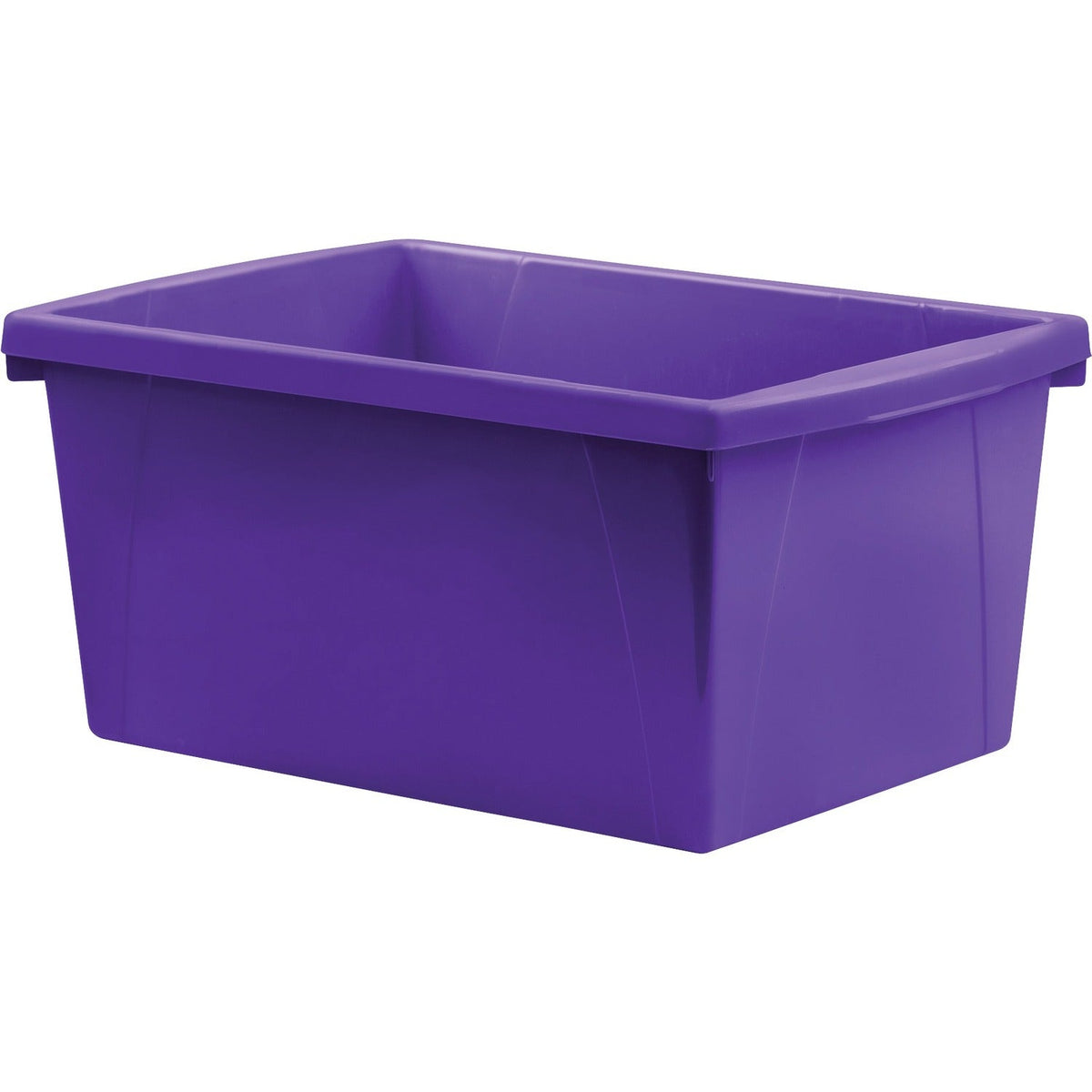Storex 5.5-Gallon Storage Bin - Purple