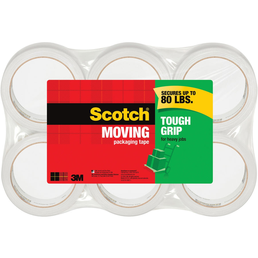 Scotch Sure Start Packaging Tape, 6-Pack