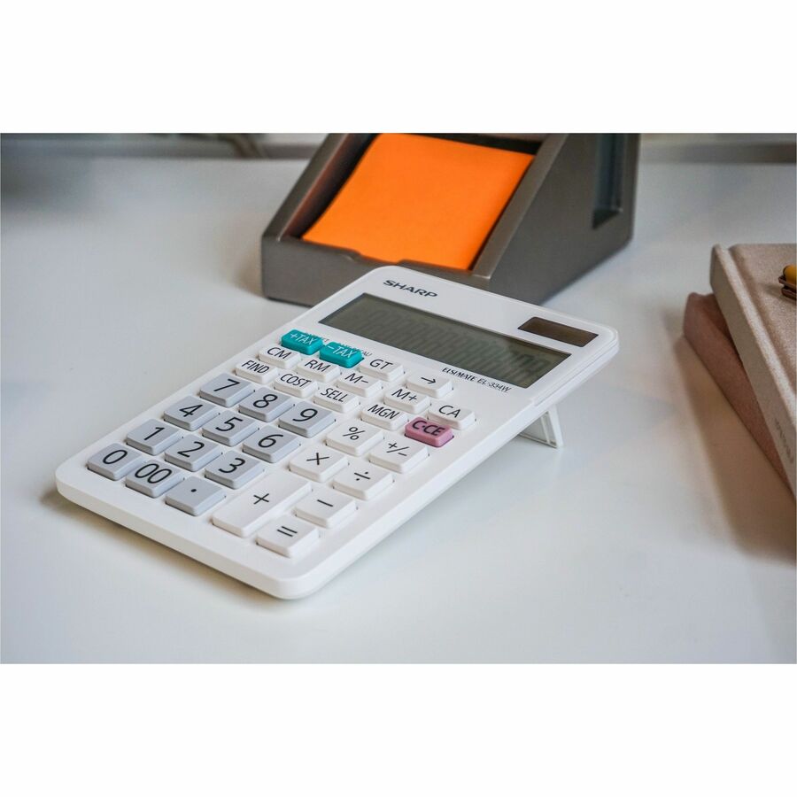 Sharp 12-Digit Desktop Calculator - White