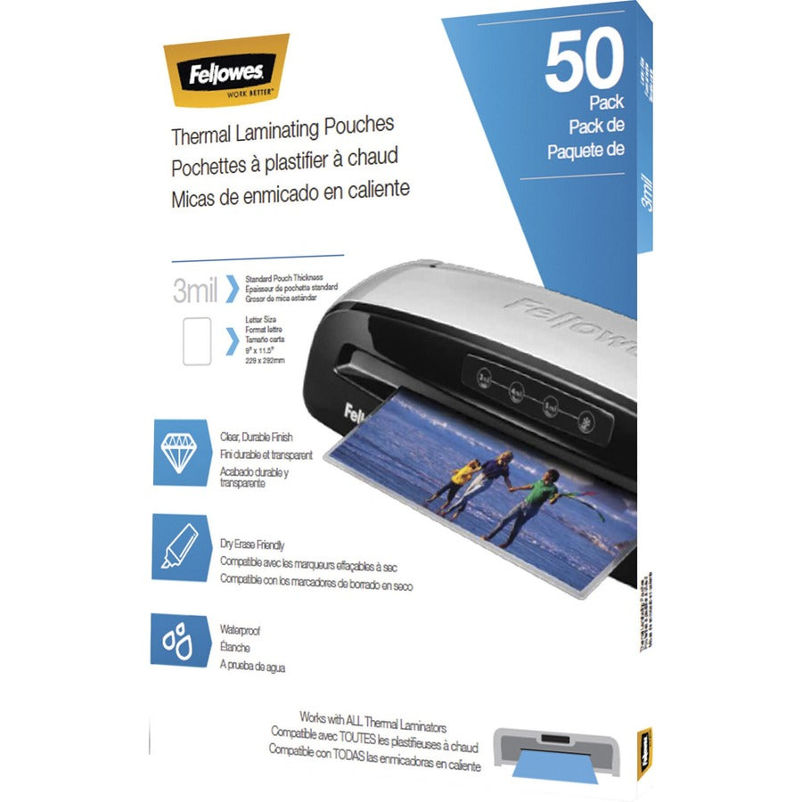 Fellowes Letter-Size Thermal Laminating Pouches - FEL5744501