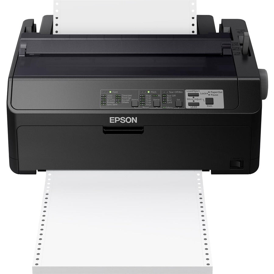 Epson LQ-590II 24-pin Dot Matrix Printer - Monochrome - Energy Star