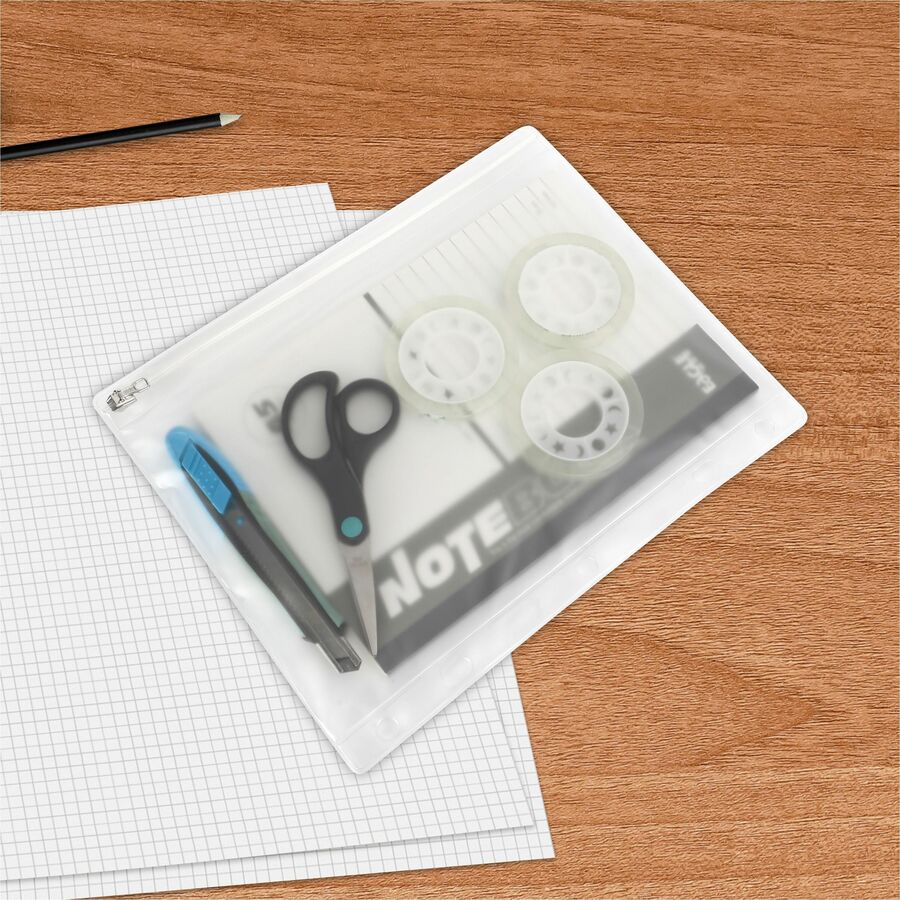 Pochette de classeur perforée Business Source Économie 0,7 mm