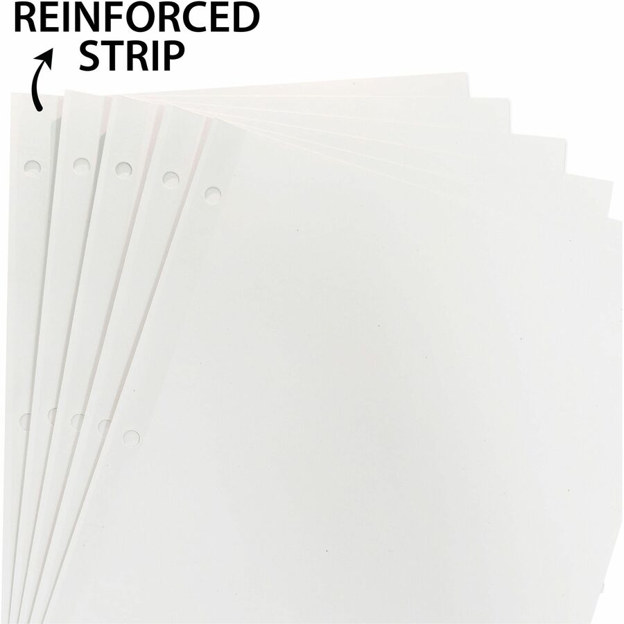 Business Source Table of Contents Quick Index Dividers — 5-Tab, White