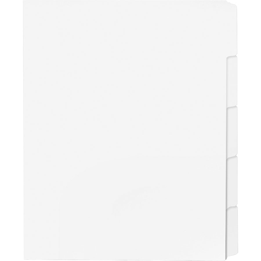 Business Source Tab Printer Economy Index Dividers — 5-Tab, 50/Box