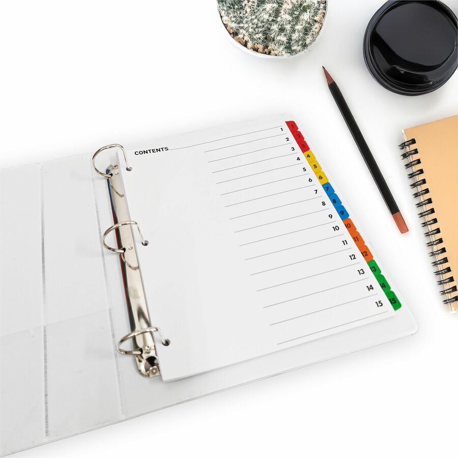 Business Source Table of Content Quick Index Dividers - BSN21904