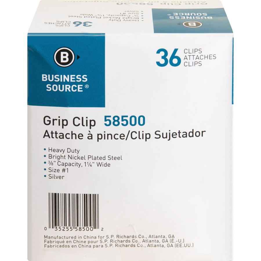 Attache-papier Bulldog Business Source - 12 / boîte